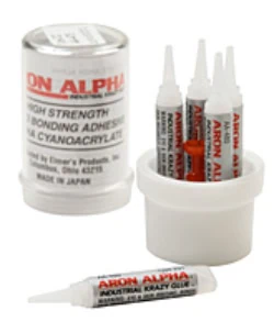 Aron Alpha cyanoacrylate adhesives in dispensers